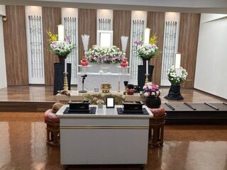 月光殿3階にて10名の家族葬