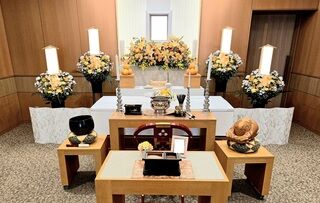 四ツ木斎場にて10名の一日葬