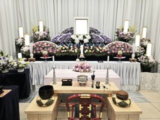 四ツ木斎場 桜の間にて20名の家族葬