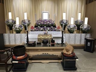浦安市斎場にて21名の一日葬