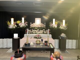 横浜市戸塚斎場にて10名の一日葬