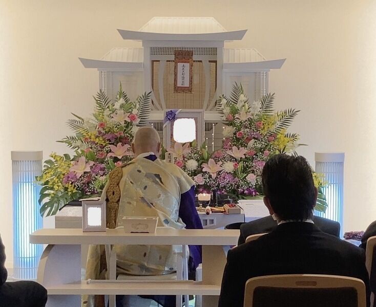葬儀事例: 泉南市　火葬場式場で一日葬