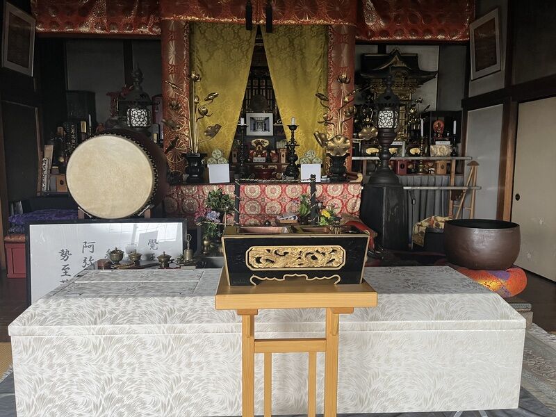 葬儀事例: 寺院での火葬式
