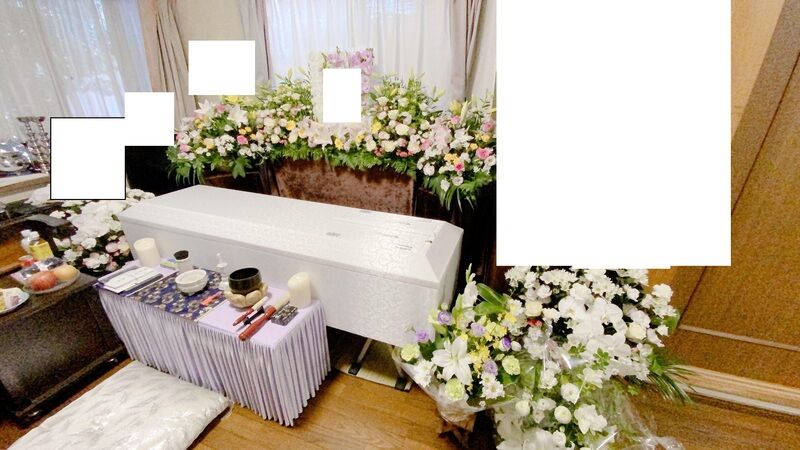 葬儀事例: 自宅での一日葬プラン　１２名