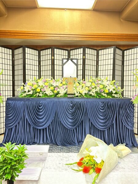 葬儀事例: 市営斎場にて家族葬