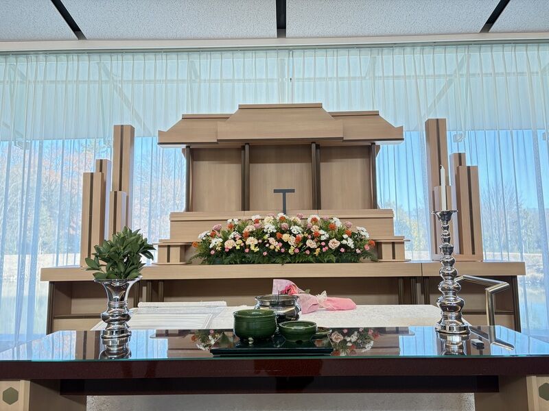葬儀事例: 公営式場にて一日葬