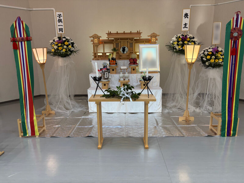 葬儀事例: あんしん一日葬　神葬祭　ひかり会館