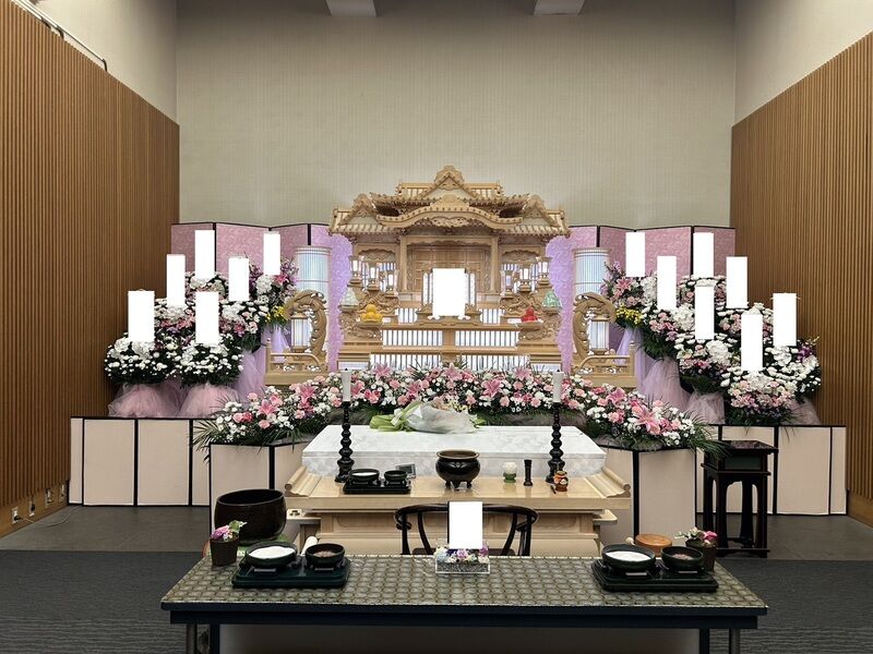 葬儀事例: 越谷市斎場での一日葬
