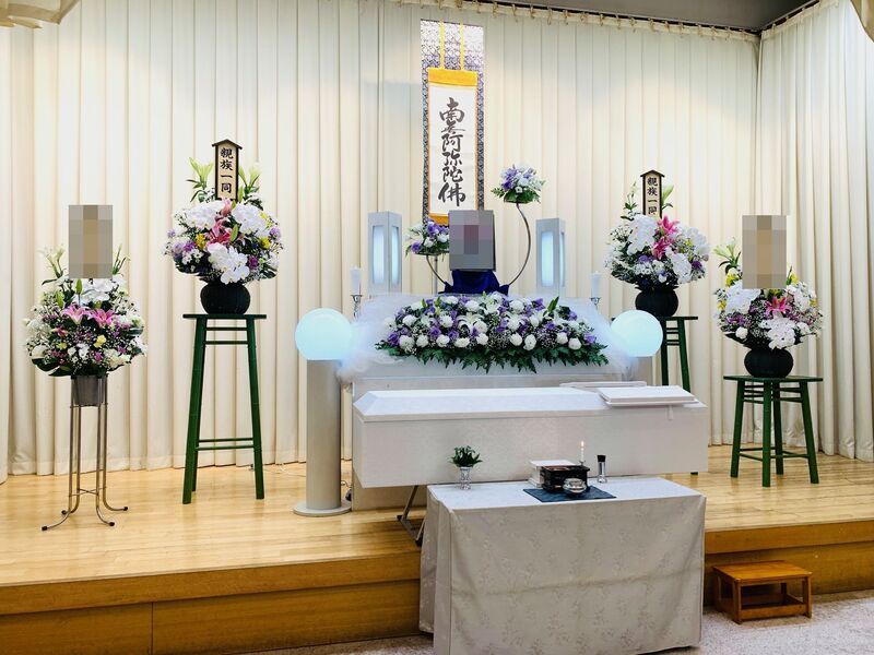 葬儀事例: 堺市立斎場 第2式場をご利用いただいての家族葬事例