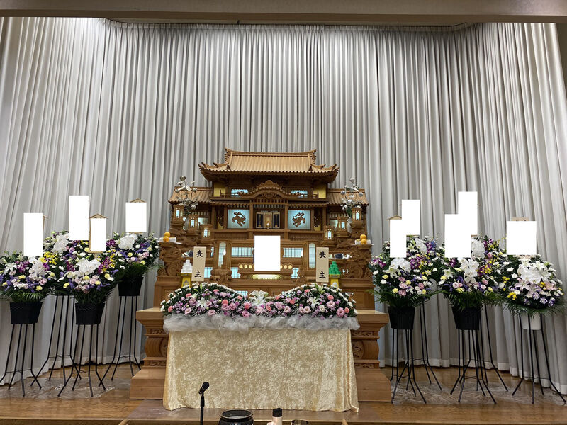 葬儀事例: うしくあみ斎場　家族葬
