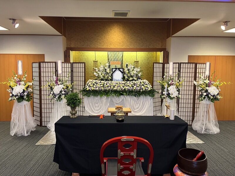 葬儀事例: 寺院での家族葬