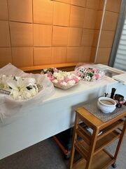 沢山の方々に見送られ火葬式