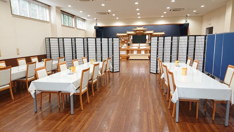葬儀事例: 本館とわが家を使った家族葬