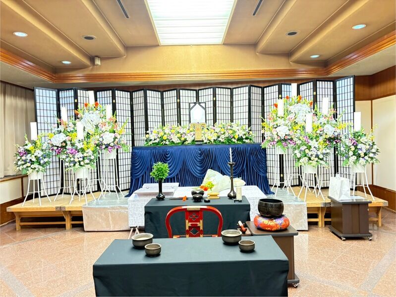 葬儀事例: 市営斎場にて家族葬
