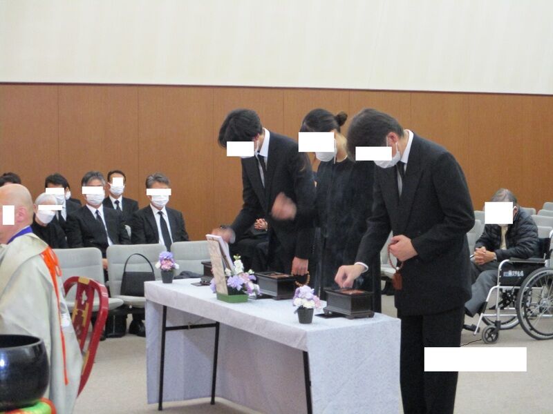 葬儀事例: 市営斎場一般葬