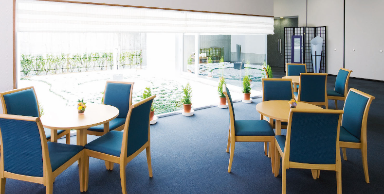 メモリアルホール寒河江 ロビー