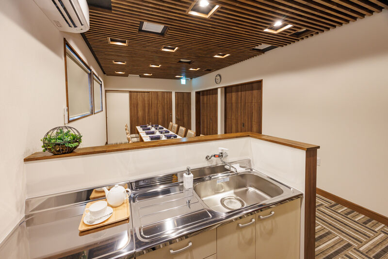 家族葬ホール イズモ葬祭 土橋 オープンキッチン