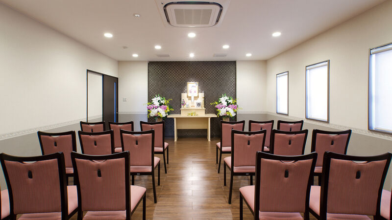 愛昇殿レクストの杜 稲沢 落ち着いた雰囲気で、法要をゆっくりと行えます。