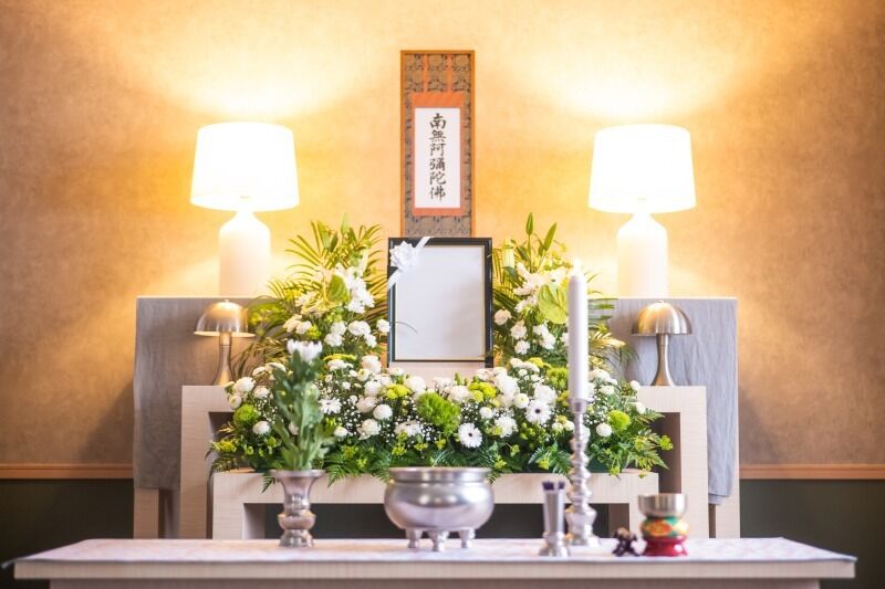 家族葬ホールひより竹末 祭壇2