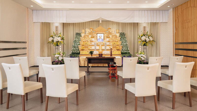 愛昇殿レクストの杜 太平通 ご家族でゆっくりと過ごせる、落ち着いた家族葬ホール
