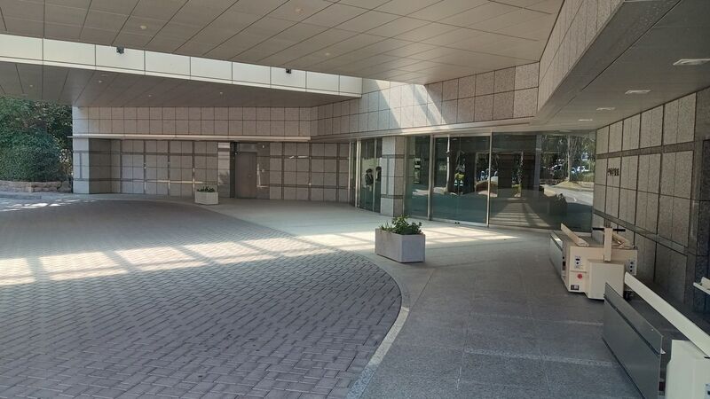 平塚市聖苑 霊柩車付け場所