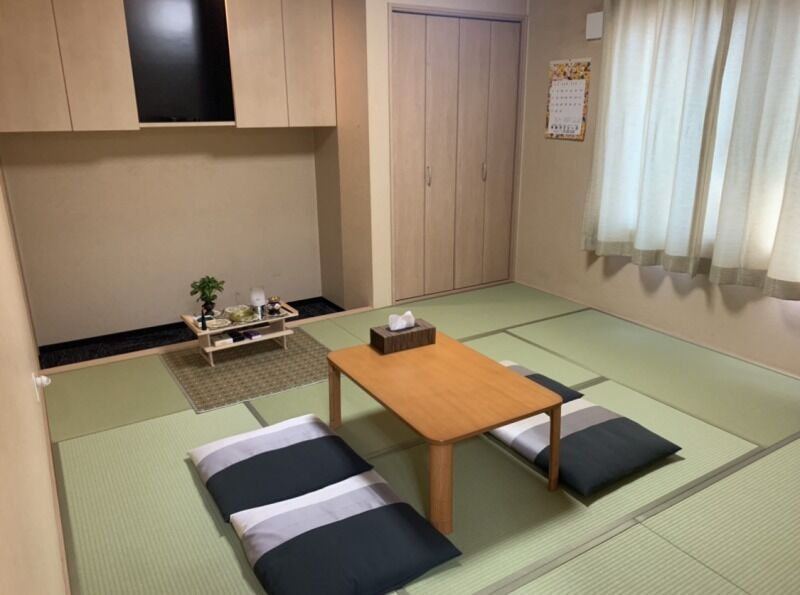 絆ホール 政田式場 遺族控室