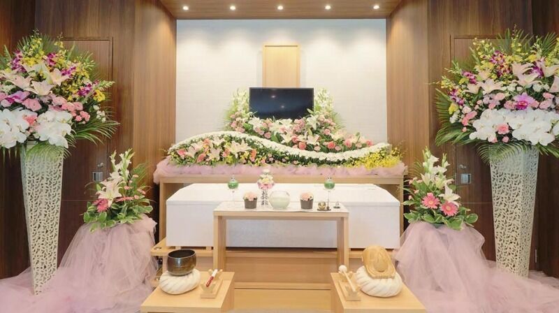 小さなお葬式 大阪大正ホール 祭壇