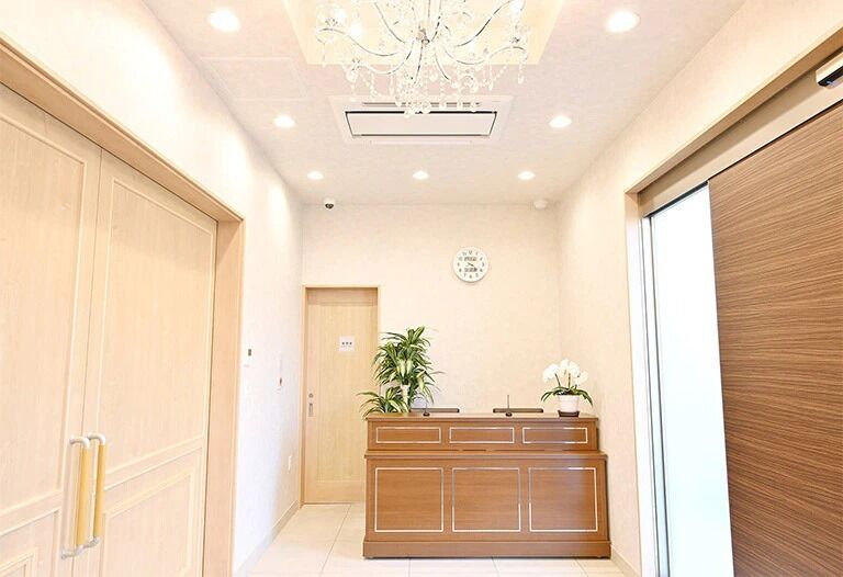 家族葬式場 家族葬のトワーズ南矢部 トワーズ南矢部　受付ロビー