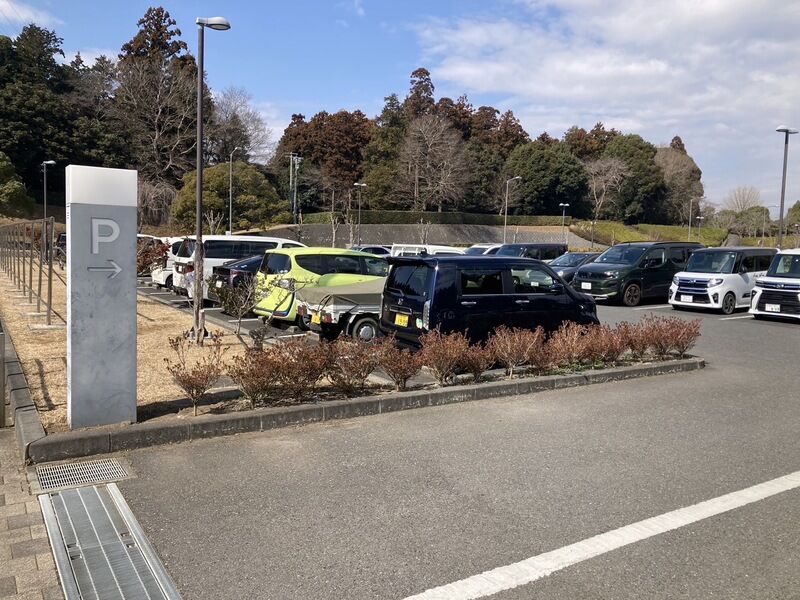 印西斎場 駐車場