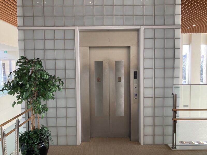印西斎場 控室前エレベーター