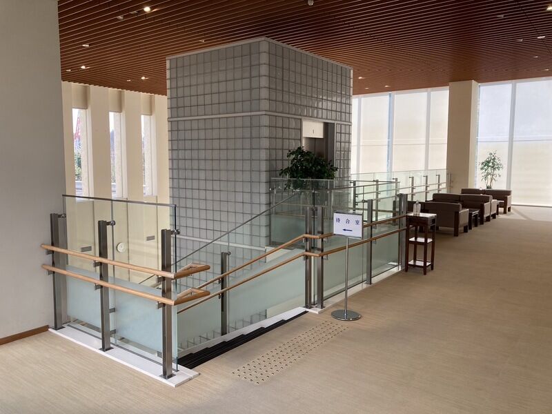 印西斎場 控室前エレベーター