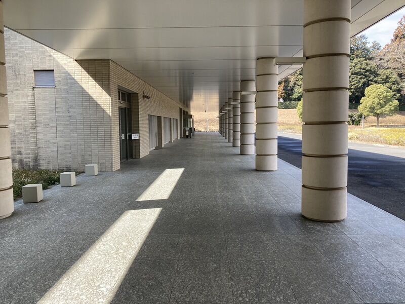 印西斎場 火葬炉前通路