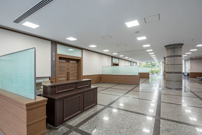 馬込斎場 第2式場前
