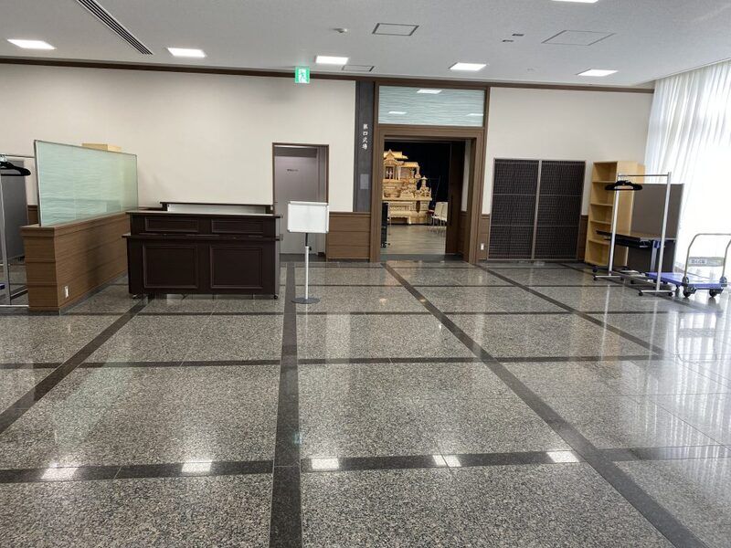 馬込斎場 第4式場前