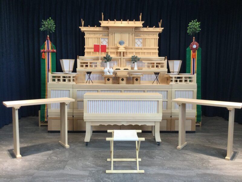 馬込斎場 神式祭壇