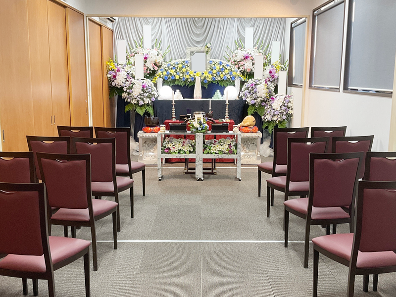 森の風ホール国立 式場内観1