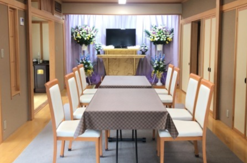 つくば市民斎場家族葬専用式場 控え室・会食室
