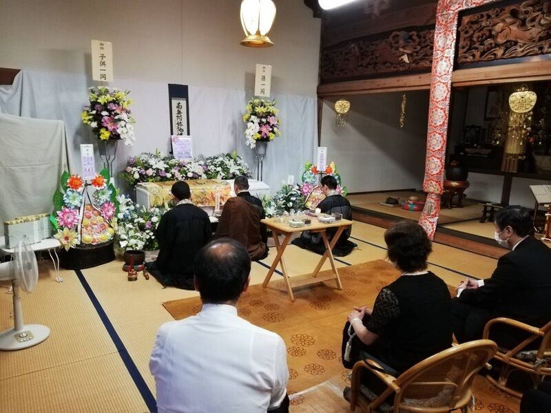 寺院にてスタンダードプラン
