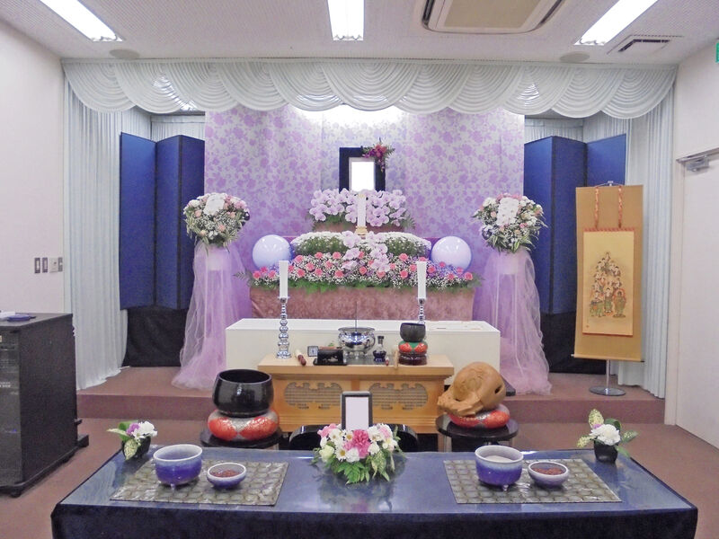 家族葬生花祭壇