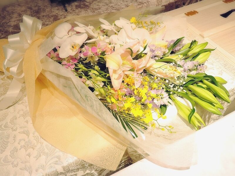 お別れ花