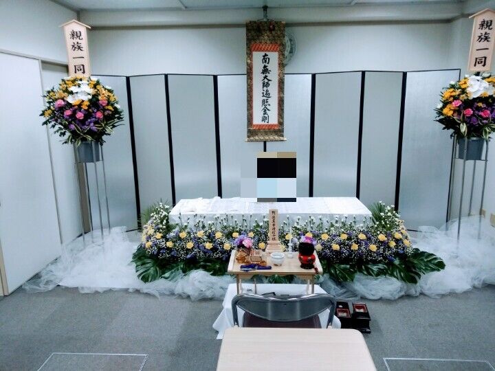 火葬式プラン  棺前花付
