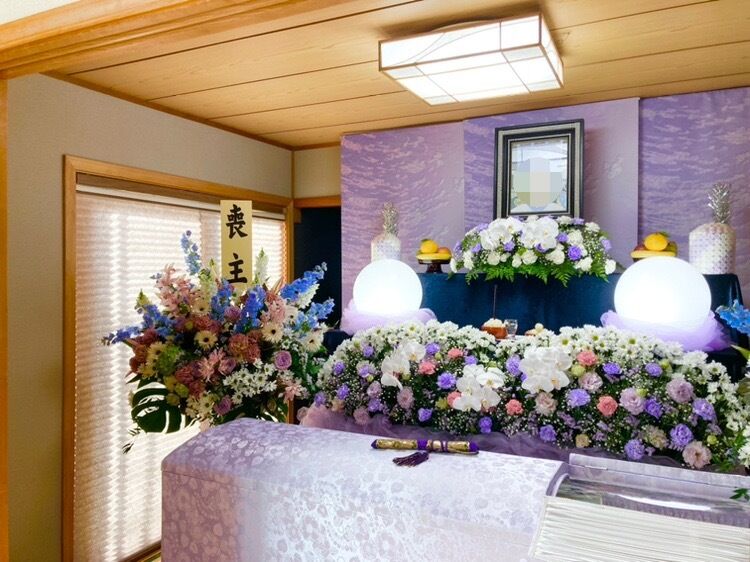 住み慣れた自宅にて
