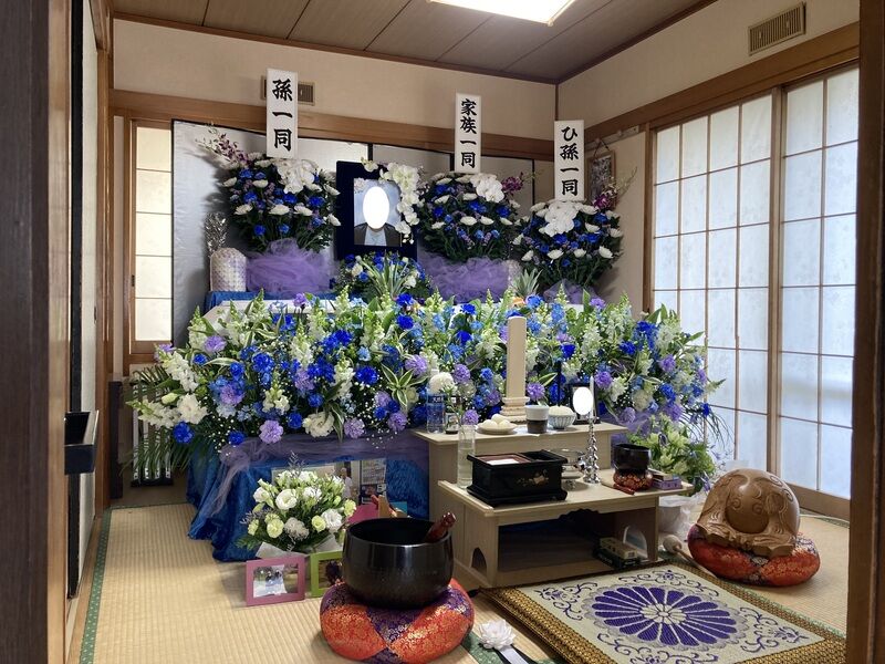 住み慣れて自宅にて