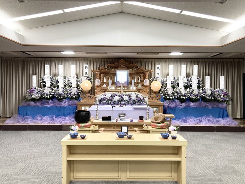 南多摩斎場にて一般葬