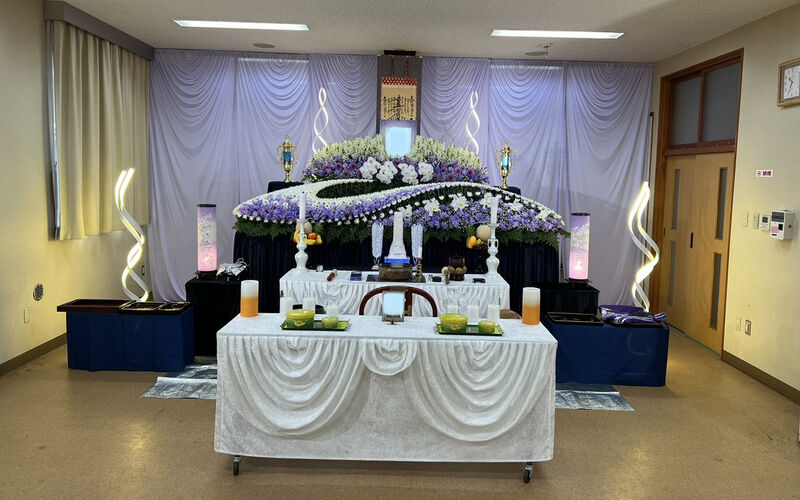 瑞江葬儀場　椿中央会館　親族10名　家族葬