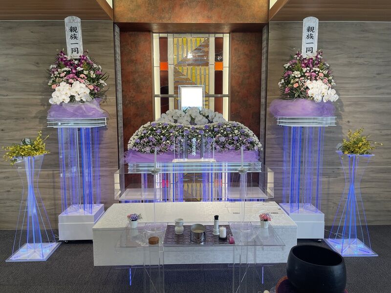 寺院会館でのお式