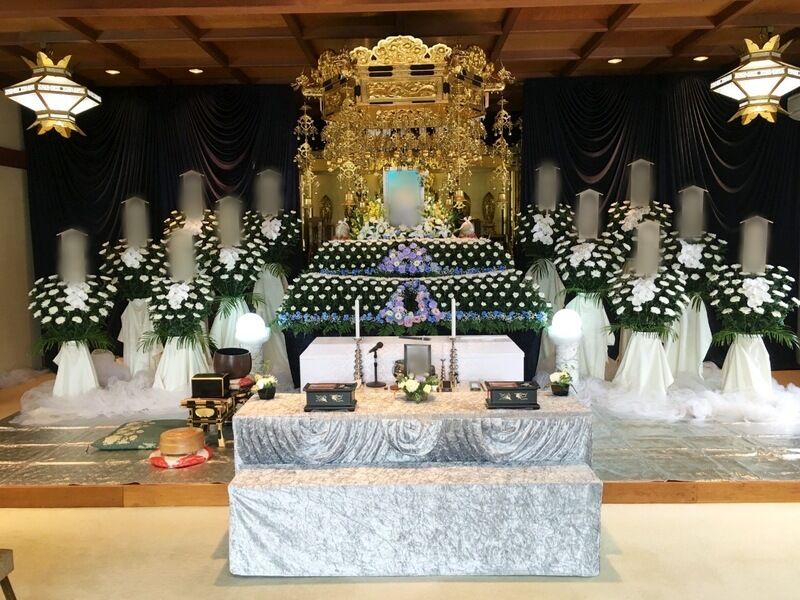 一般葬　港区寺院本堂