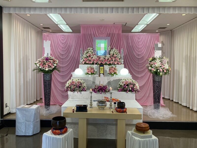 花祭壇　ピンク