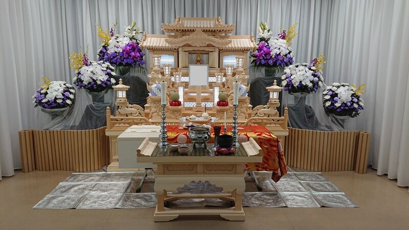白木祭壇 紬コース(代々幡斎場)