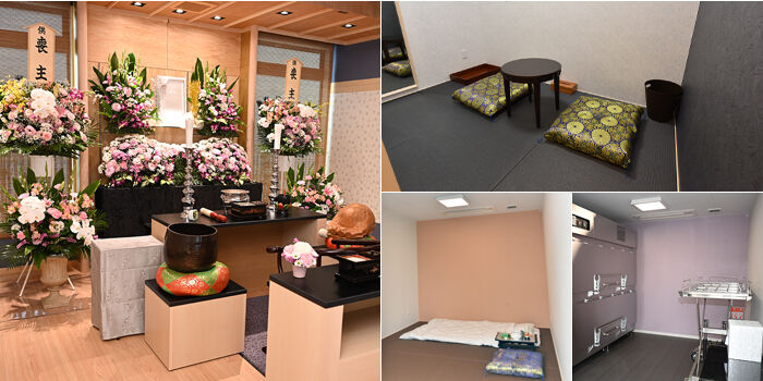 コンパクト葬天国社典礼館内観・安置室対面・非対面